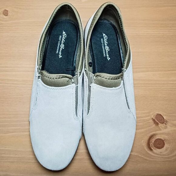 Eddie Bauer Birch Bay Suede Moch Leather Upper Casual Shoes Women Size 10 - Picture 1 of 7